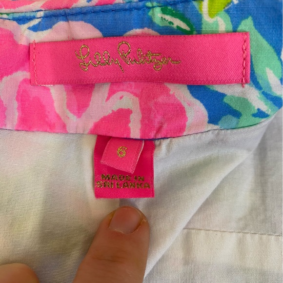 Lilly Pulitzer Zanzibar Blue Izzy Mini Skirt - Picture 13 of 15